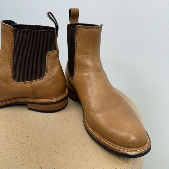 Nisolo Women’s Leather Carmen Chelsea Boot in Almond Brown - Picture 8 of 16